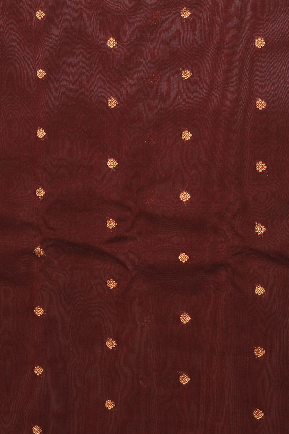 Image of Gadwal Cotton Silk Maroon Saree